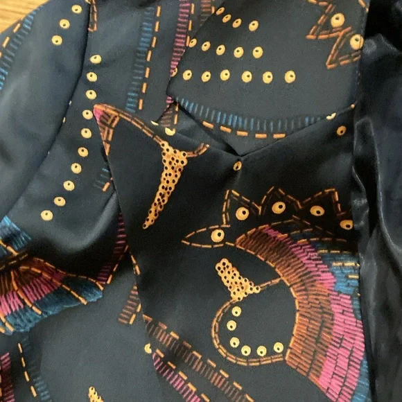 House of Harlow 1960 Double breasted silky woman’s blazer - Picture 5 of 9